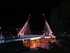 赤城县白河综合治理工程汤泉河人行桥